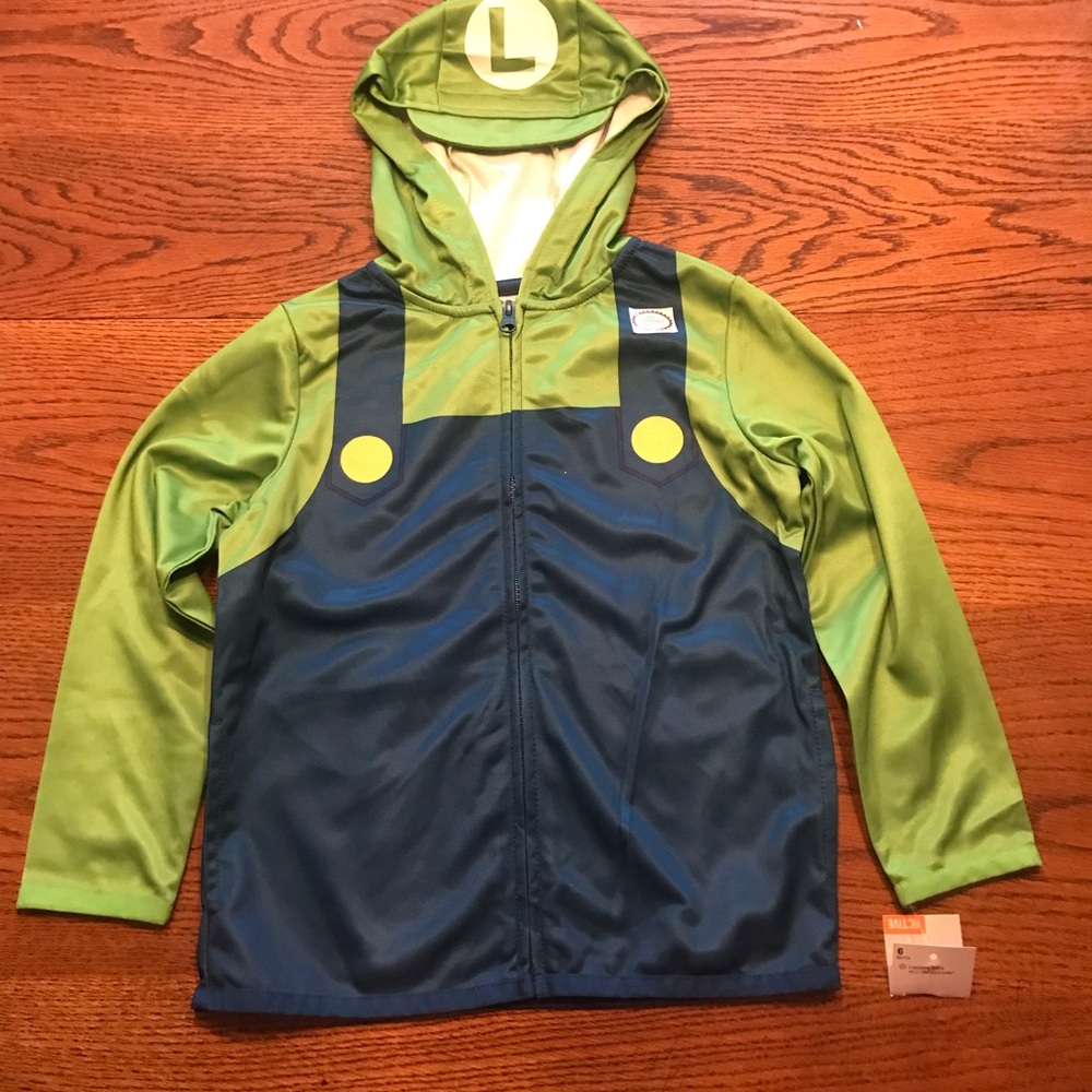 Licensed Nintendo Luigi Jacket With Tags!